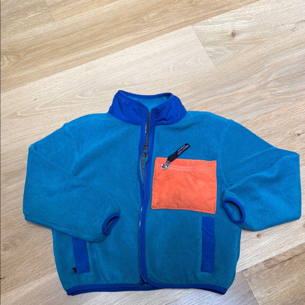 Patagonia Blue and Teal Synchilla Fleece